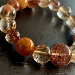 高品質☆ミックスルチルクォーツのブレスレット-B ブレスレット