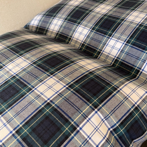 座布団カバー3連タイプ 座布団3枚で長座布団になるカバー (座布団