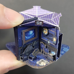 【キット】ラピスラズリ　1/12　豆本ドールハウス 2枚目の画像