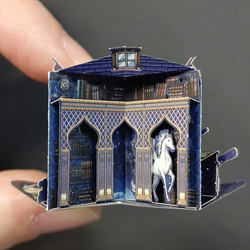 【キット】ラピスラズリ　1/12　豆本ドールハウス 3枚目の画像