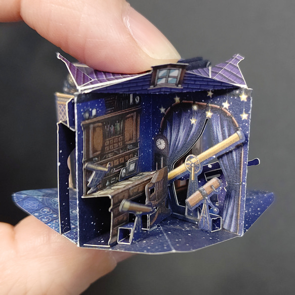 【キット】ラピスラズリ　1/12　豆本ドールハウス 4枚目の画像