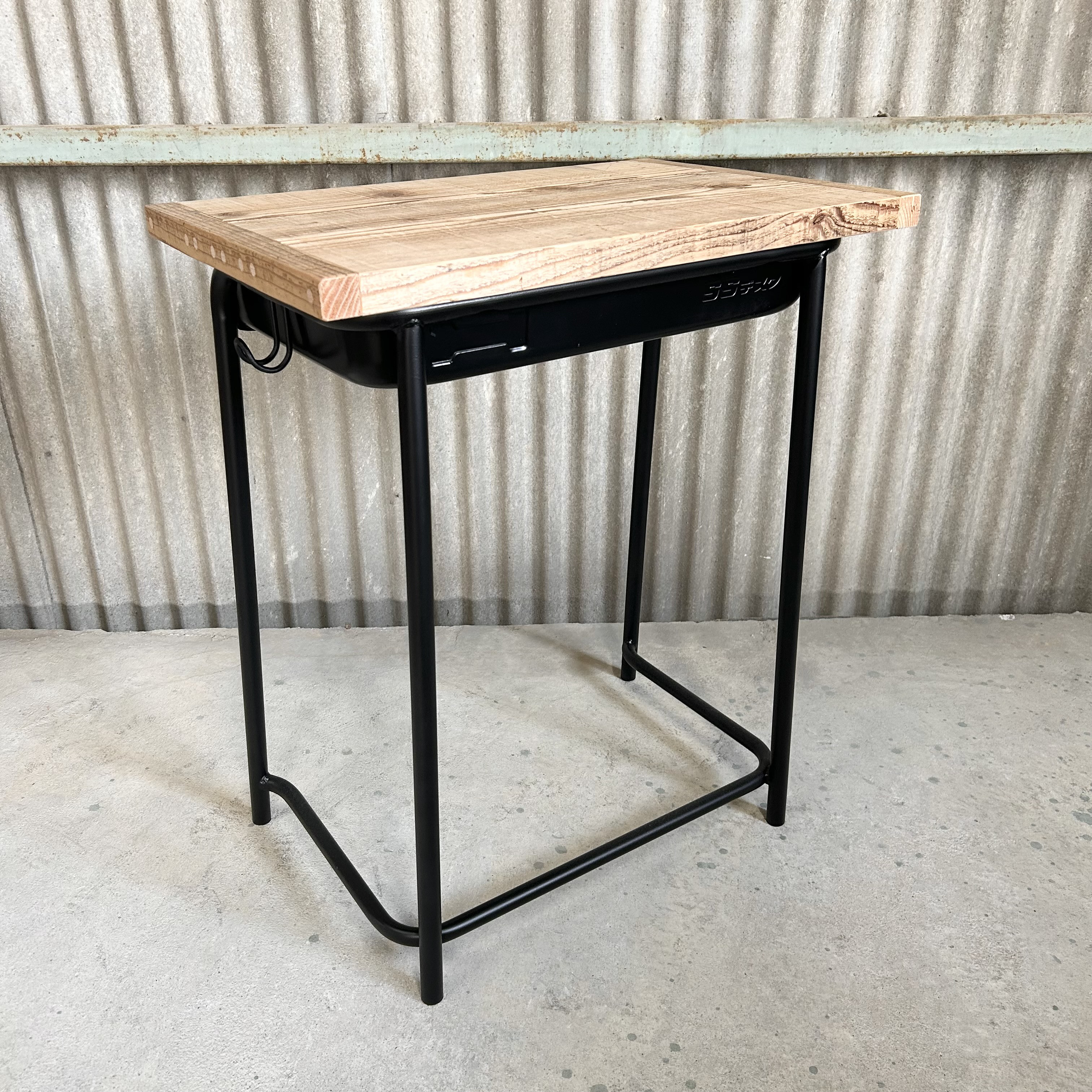 【一点もの】学校机　古材天板　勉強机