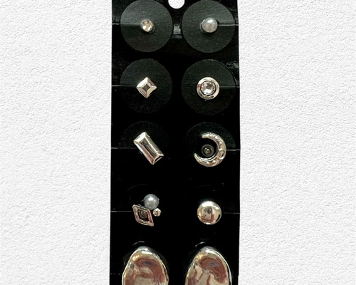 ニュアンス/silver/stone color :Pearl・ crystal 】/耳ツボジュエリー