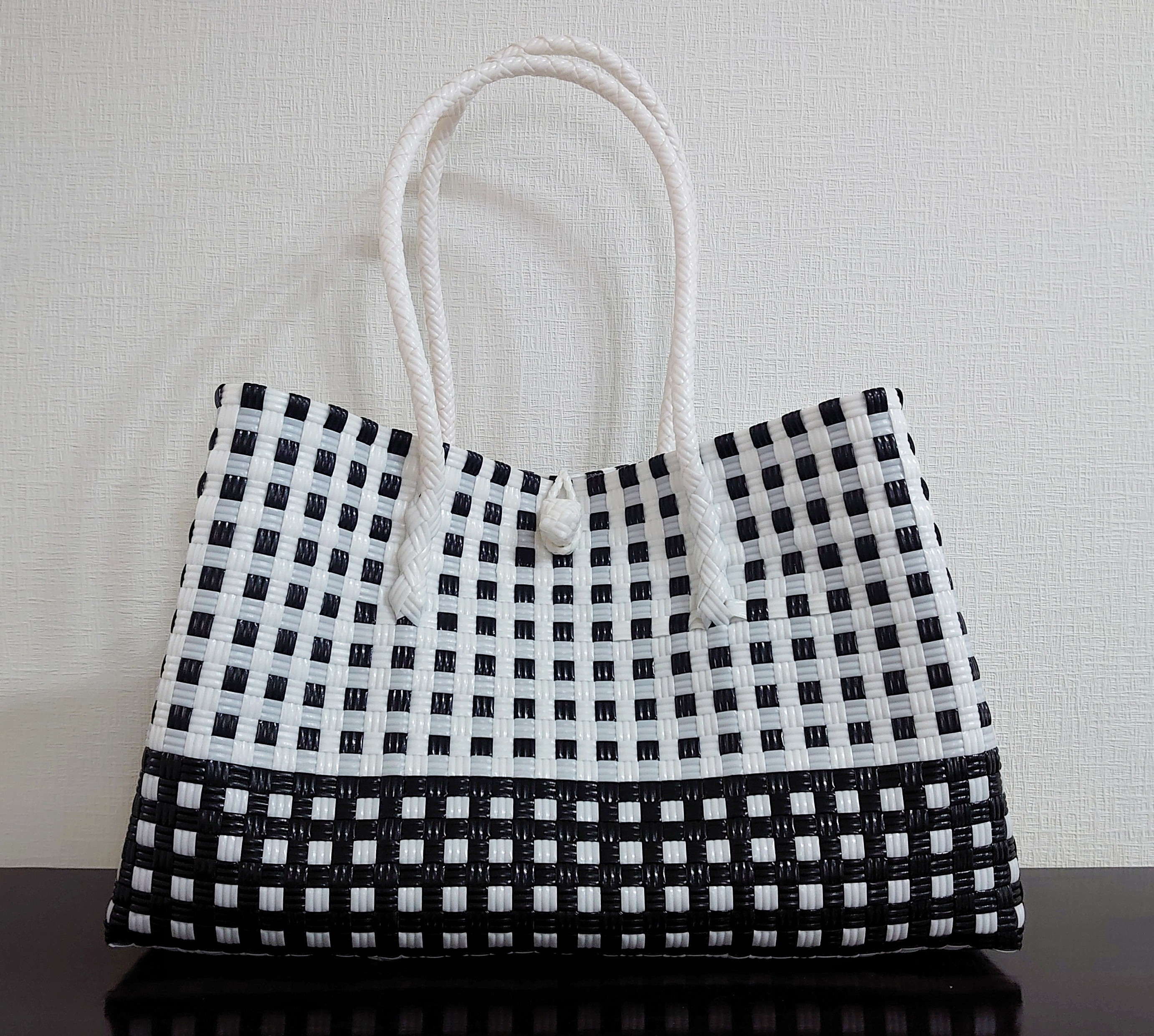 プラカゴ　パサールバッグ　大容量　トートバッグ　マルシェ　マザーズバッグ　XLサイズ