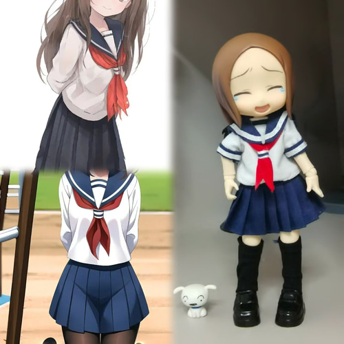 ドール服のオーダーメイド 1/12ねんどろいどどーる オビツ11服 アゾン