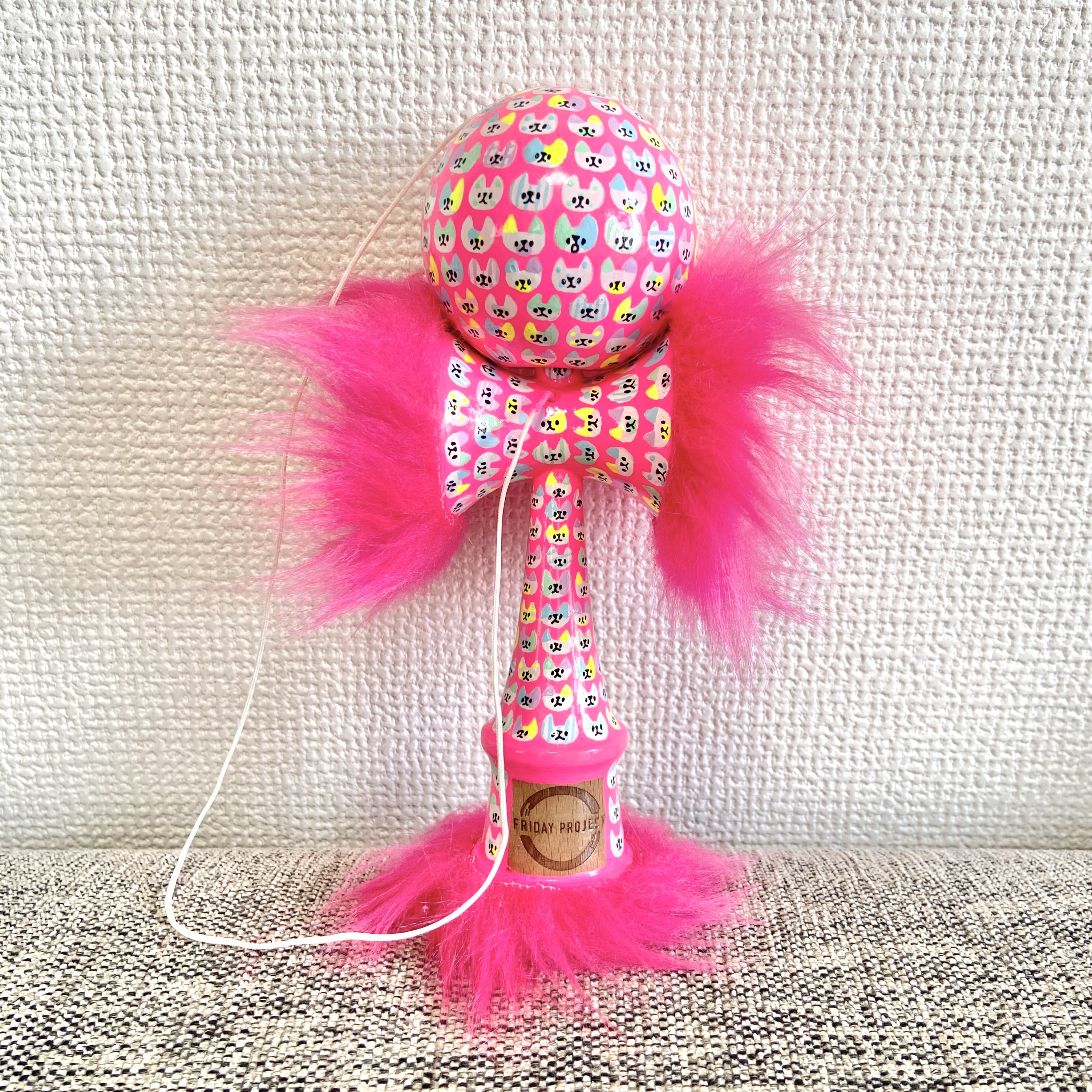 猫猫もふもふけん玉