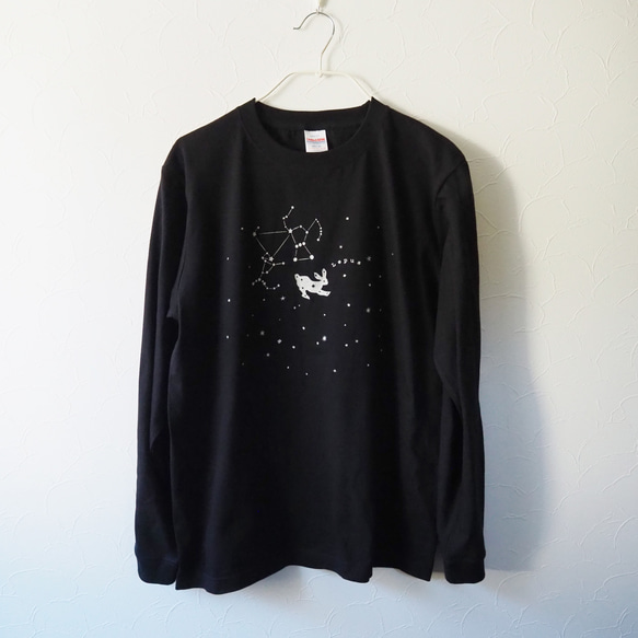 長袖Tシャツ＊うさぎ座 3枚目の画像
