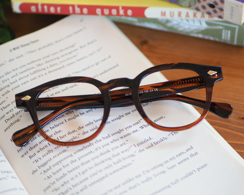 在庫限り販売終了》 TR樹脂スクエア型フレーム｜ブラウンササ メガネ