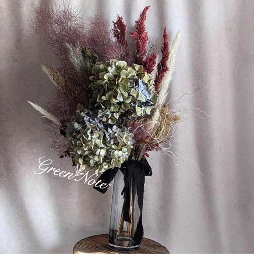 Nao＊パンパスグラスとスモークツリーのアンティーク調リース＊№656 他