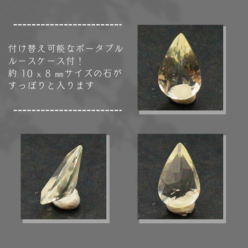 鑑別済 ルース ケース付 リビアングラス meteorite84 鑑別済 ルース ケース付 リビアングラス meteorite84 ネックレス