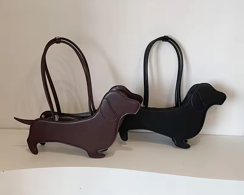 可愛いワンちゃんデザインショルダー バッグ チワワ ダックス トイプー