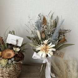 雪だるま❄︎さま専用カシミアベージュの大きなスワッグ（ブーケ）LLふっくらタイプ 6e0f235bfeb8aa820f466796bbec3d