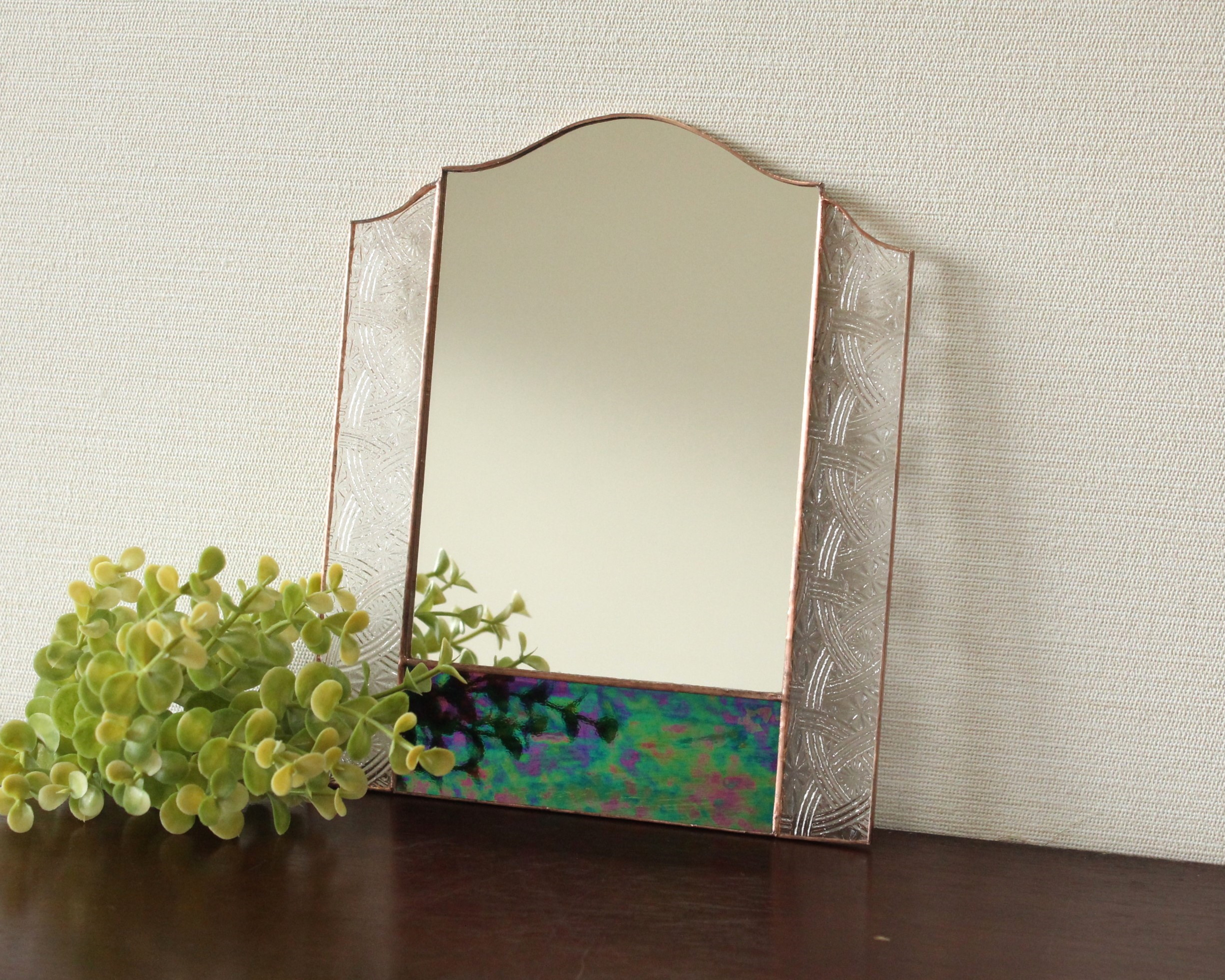 【creema限定】ケルティックガラスのミラー