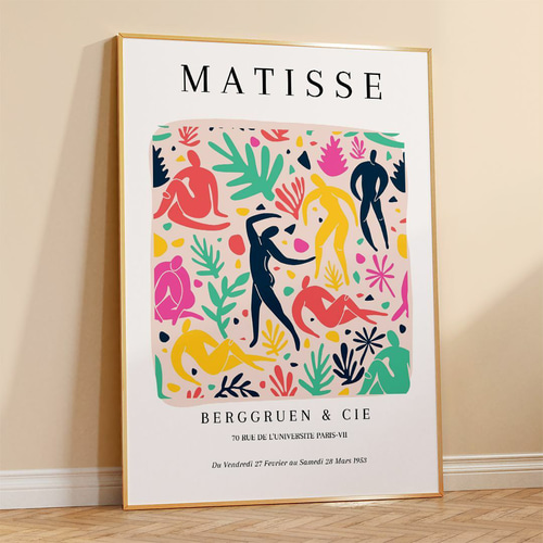Gnvkd Ecbxz Matisse ダンスポスター 抽象マティス ウォール