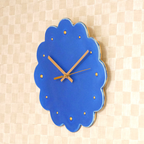 トルコ 陶器 壁掛け時計