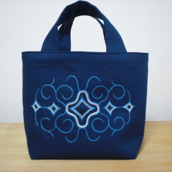 ヴィンテージ調】デコパージュトートバック トートバッグ SUPER NANA