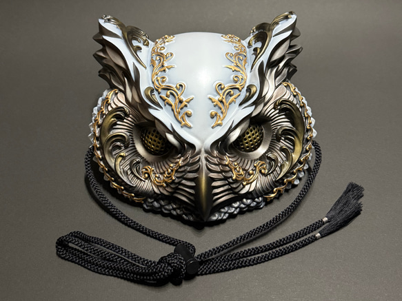 梟面 Gothic Ver.（White × silver） その他ファッション 朧 通販