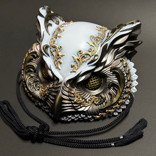 梟面 Gothic Ver.（White × silver） その他ファッション 朧 通販