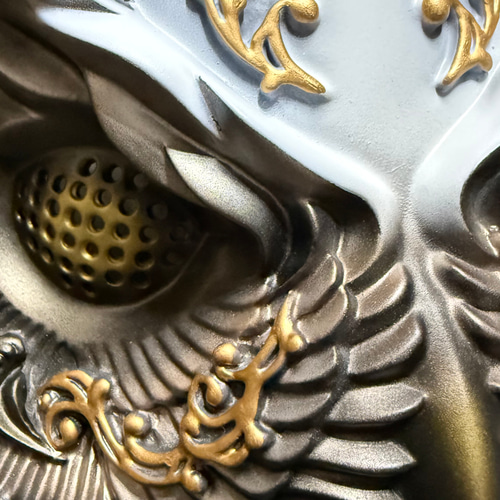 梟面 Gothic Ver.（White × silver） その他ファッション 朧 通販