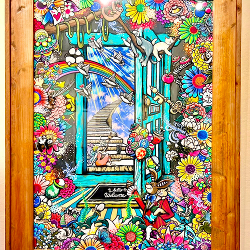 「今宵の風に」 アクリル画 原価 絵画 あアート 夕焼けの薔薇】アクリル画 F3 風景画 絵画 原画 - メルカリ