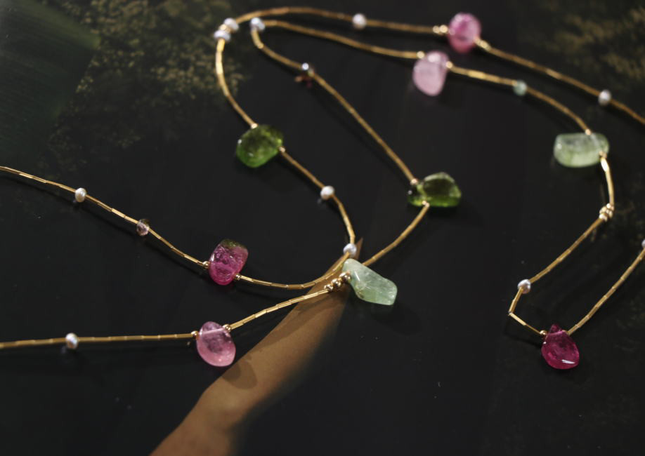 トルマリンのネックレス