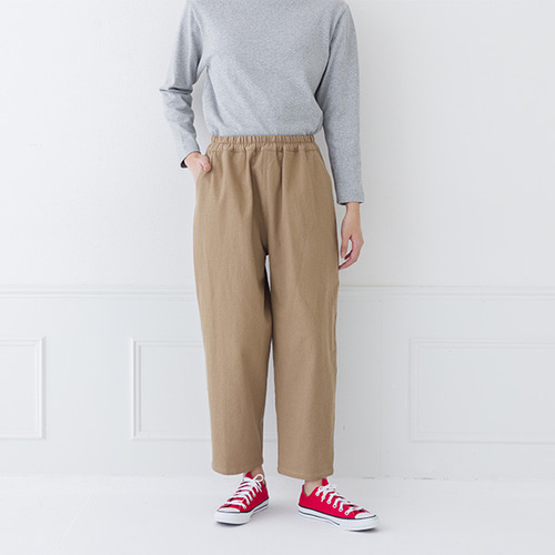 バルーンパンツ 綿麻パンツ サルエルパンツ レディース パンツ