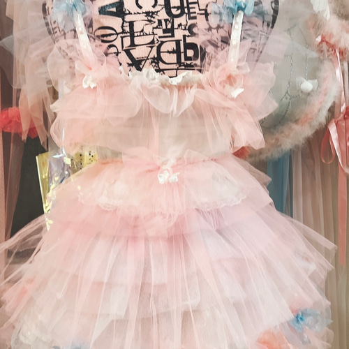 アイドル衣装♡ヴィンテージライクなバレエコア。ポレロ付き 