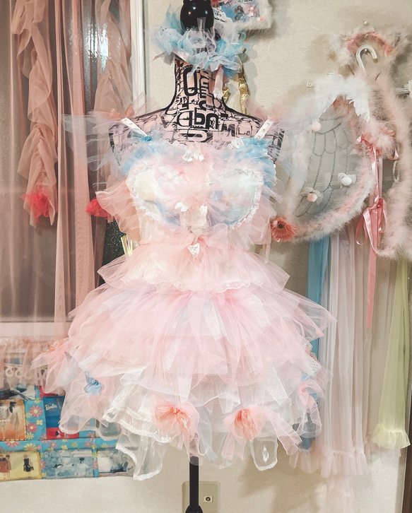 アイドル衣装♡ヴィンテージライクなバレエコア。ポレロ付き 