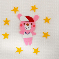 動物*くま＆うさぎ*お誕生*身長、体重*記入カード*出産*クラフトパンチ