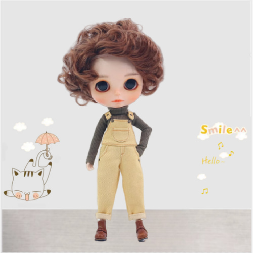 <オーダーページ>　62 オビツ11.ねんどろいどどーるのお洋服　3点セット ねんどろいどどーる オビツ11 しっぽ付きベストセット