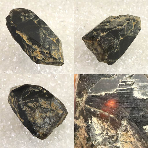 岐阜県中津川市苗木産 黒水晶（モリオン）原石 82.2g #58581