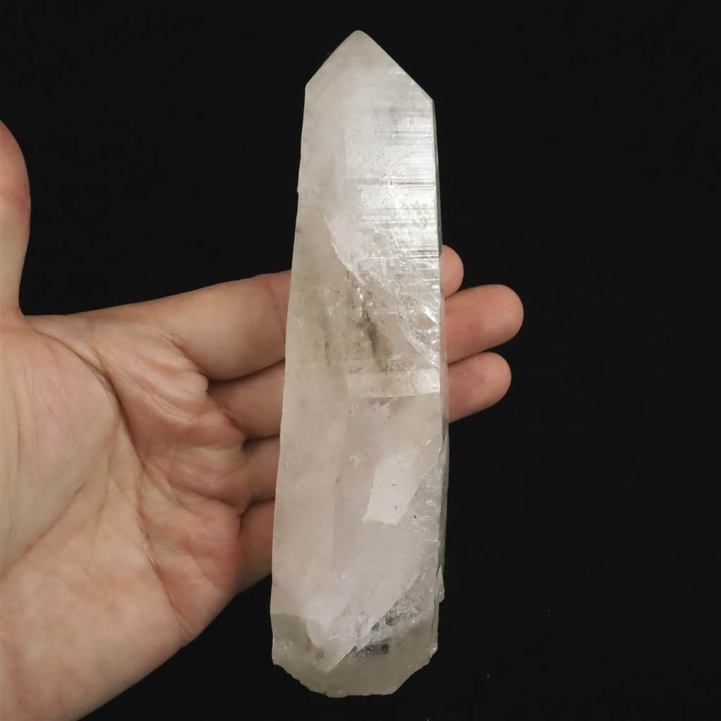 高千穂天岩戸水晶 AAA 140mm原石 ディレクトリーカード付 254g #46205