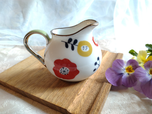 【珈琲ポット＆シュガーポット＆クリーマー】北欧柄3点セット 13枚目の画像