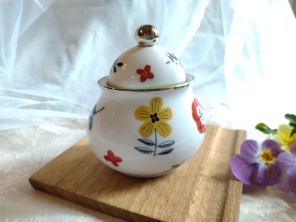 【珈琲ポット＆シュガーポット＆クリーマー】北欧柄3点セット 8枚目の画像