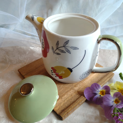 【珈琲ポット＆シュガーポット＆クリーマー】北欧柄3点セット 5枚目の画像