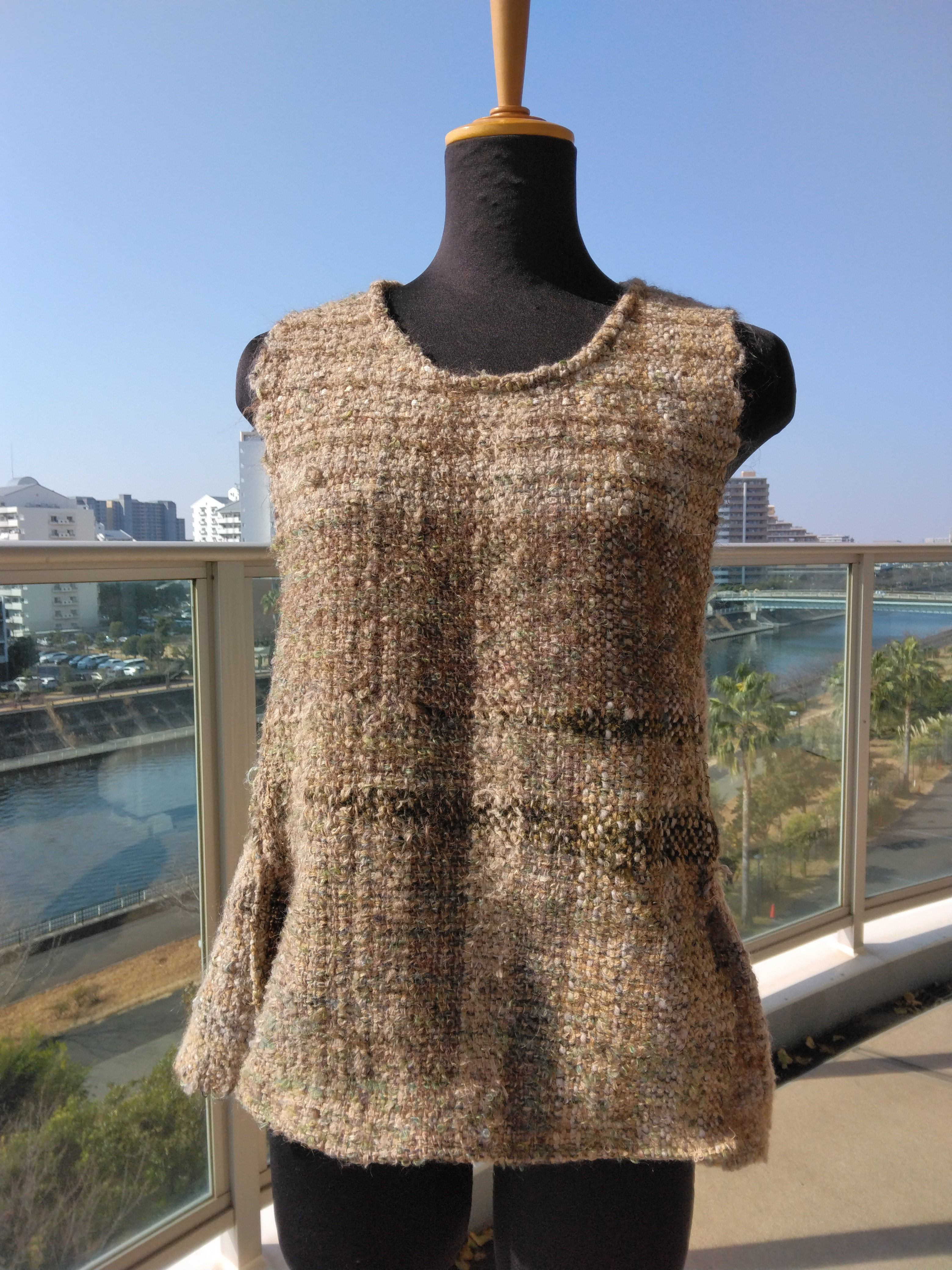 暖ったかベスト（ベージュ）