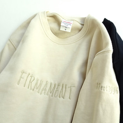 2カラー刺繍9.7オンススウェットトレーナー＜FIRMAMENT＞ 3枚目の画像