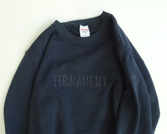 2カラー刺繍9.7オンススウェットトレーナー＜FIRMAMENT＞ 2枚目の画像