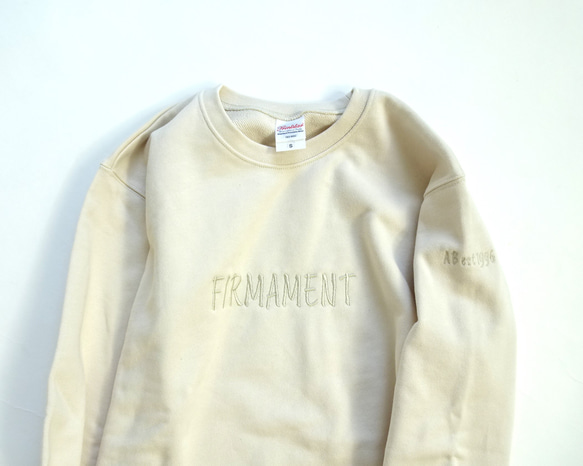 2カラー刺繍9.7オンススウェットトレーナー＜FIRMAMENT＞ 8枚目の画像