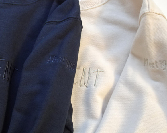 2カラー刺繍9.7オンススウェットトレーナー＜FIRMAMENT＞ 9枚目の画像