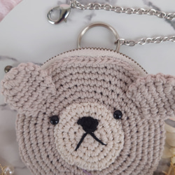 小物入れになる　くまちゃん　バックチャームポーチ 13枚目の画像