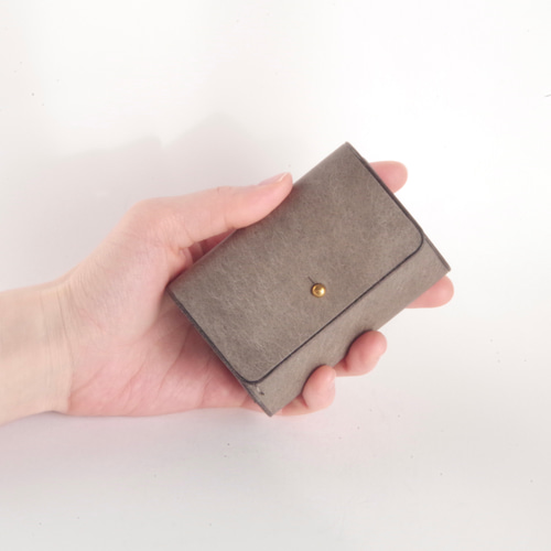 【みーちゃん(^^)　三つ折り財布　マルゴーブラウン】 革職人 Margot（マルゴー）三つ折りミニ財布 | シリーズ,Margot