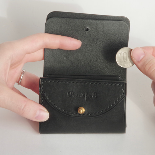 財布　コンパクト　三つ折り　イタリアンレザー　マルゴー　ダークブラウン 楽天市場】ミニ 財布 小さい 小型 コンパクト メンズ 三つ折り 本革