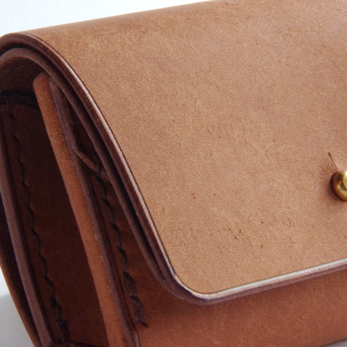 ○ころりんこ 三つ折り財布 本革 イタリアンレザー マルゴー 三つ折り