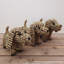 モールドール 黒柴犬 豆柴 柴犬 子犬 モールアート モール人形 リアル