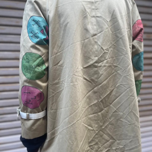 古着 ヴィンテージ vintage コート ステンカラーコート リメイク