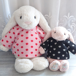 ◇ショートケーキのフリフリワンピース*ぬいぐるみ服ジェリーキャット