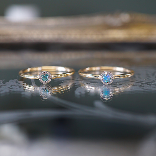 K18YG　パライバトルマリン　オニキス　リング　指輪 detail-1_41_10a043dc-67ba-418a