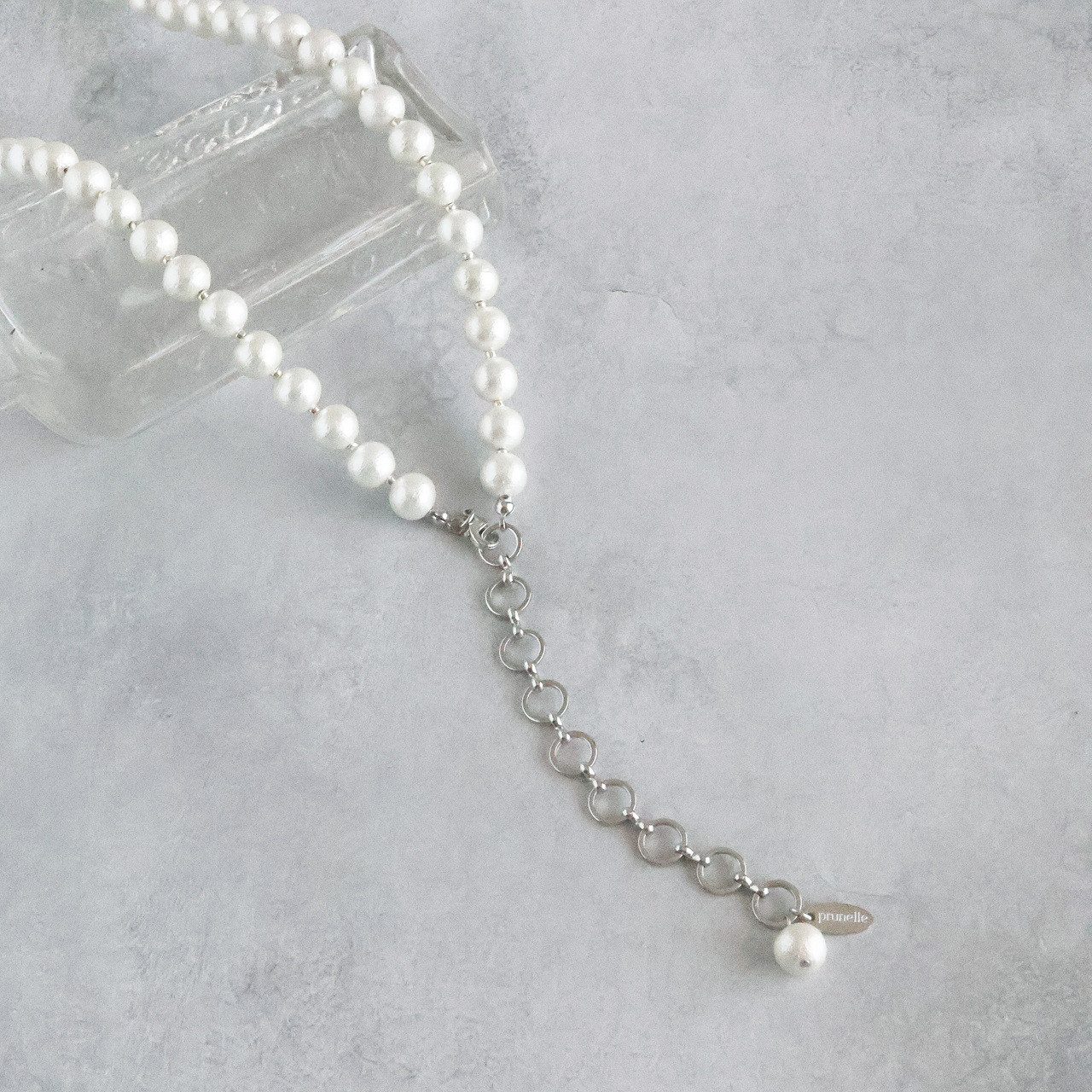 春月 ー マルチウェイ コットンパールネックレス