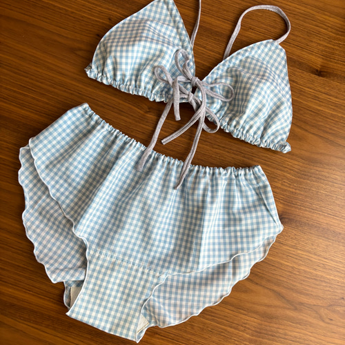 リラックスショーツ ふんどしパンツ(ブルーチェック) ふんどしパンツ単品 リラックスショーツ ふんどしショーツ